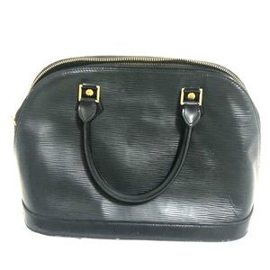 Louis Vuitton Epi Alma PM Vintage Black Leather